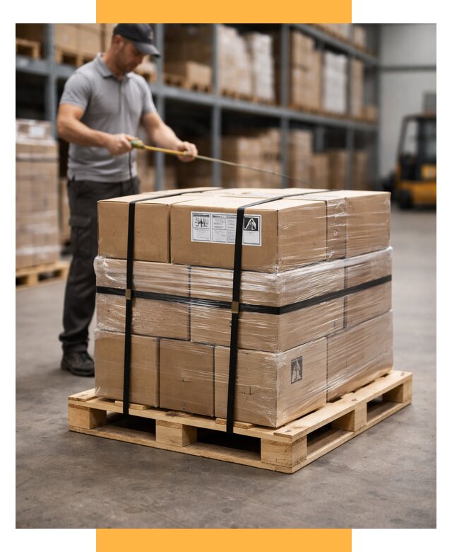 Упаковка и паллетирование грузов от 3559 р. | СетСервис-Бла