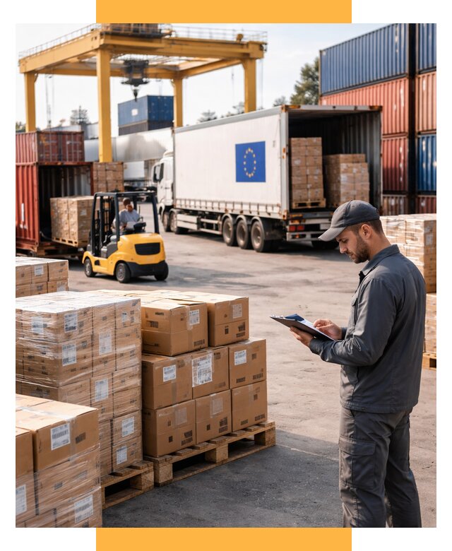 Доставка грузов из Европы от 12203 р., логистика СетСервис-Бла