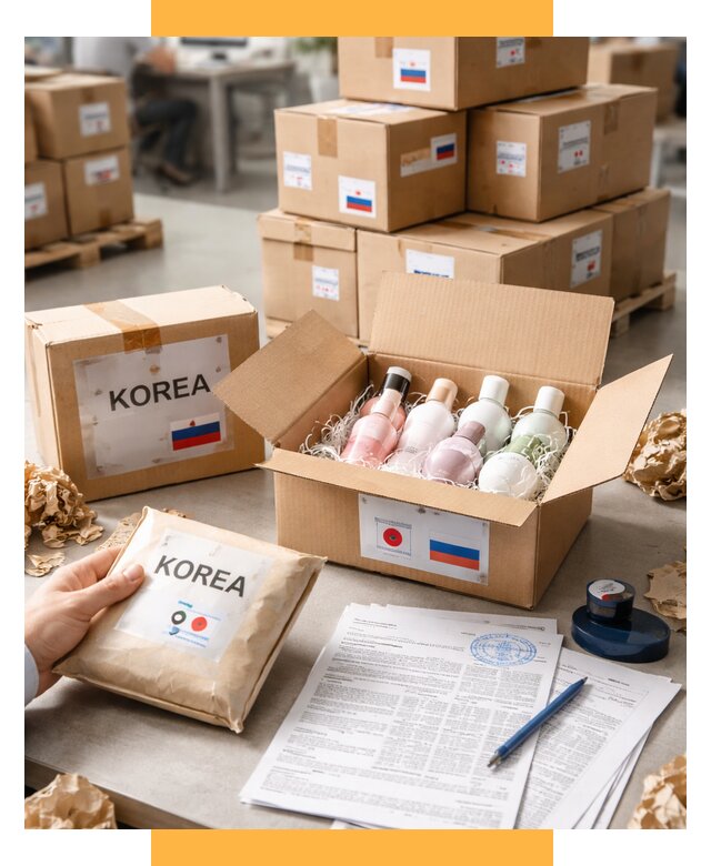 Доставка косметики из Кореи от 8644 р. под ключ | СетСервис-Бла