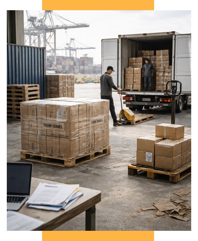 Доставка грузов из Израиля от 15254 р., логистика от СетСервис-Бла