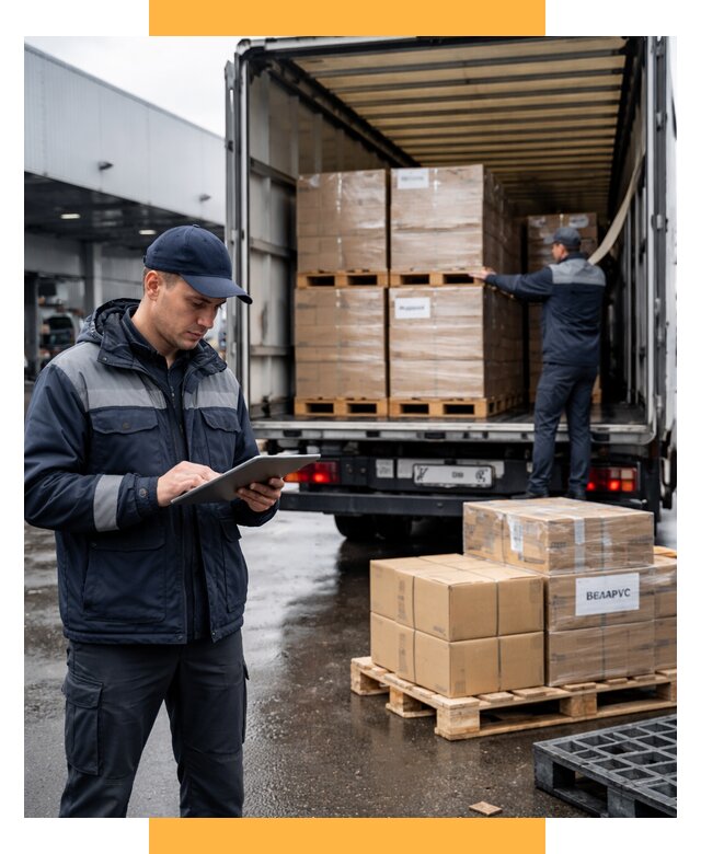 Доставка грузов из Беларуси от 15254 р. логистика СетСервис-Бла