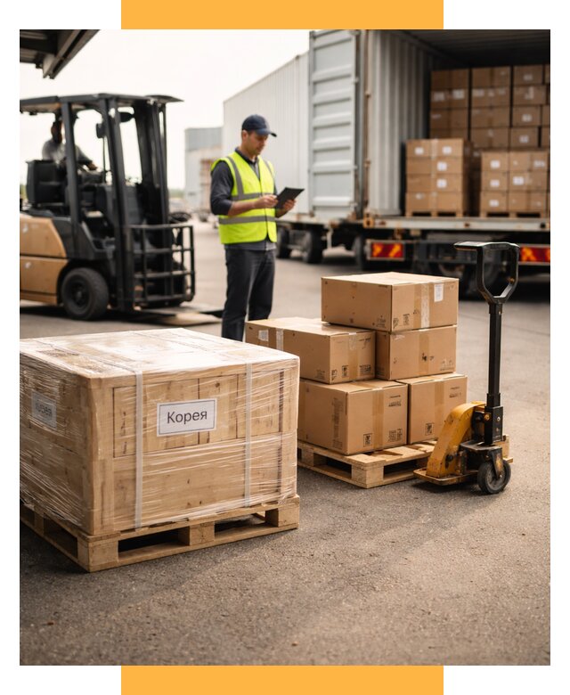 Доставка грузов в Корею из России от 35592 р. | СетСервис-Бла