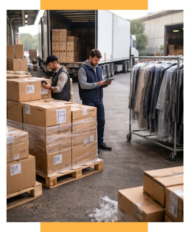 Перевозка и доставка одежды из Китая от 7627 р., СетСервис-Бла