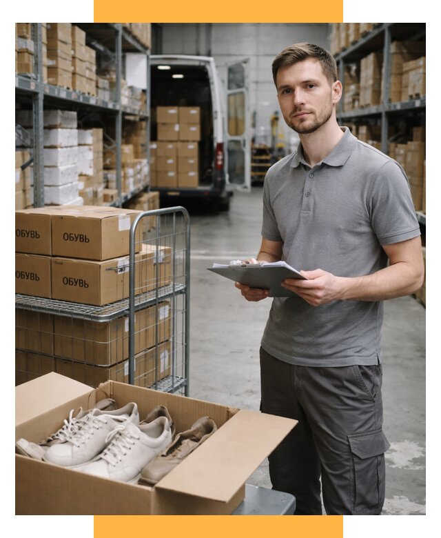 Доставка обуви из Китая и Турции от 4576 р. СетСервис-Бла