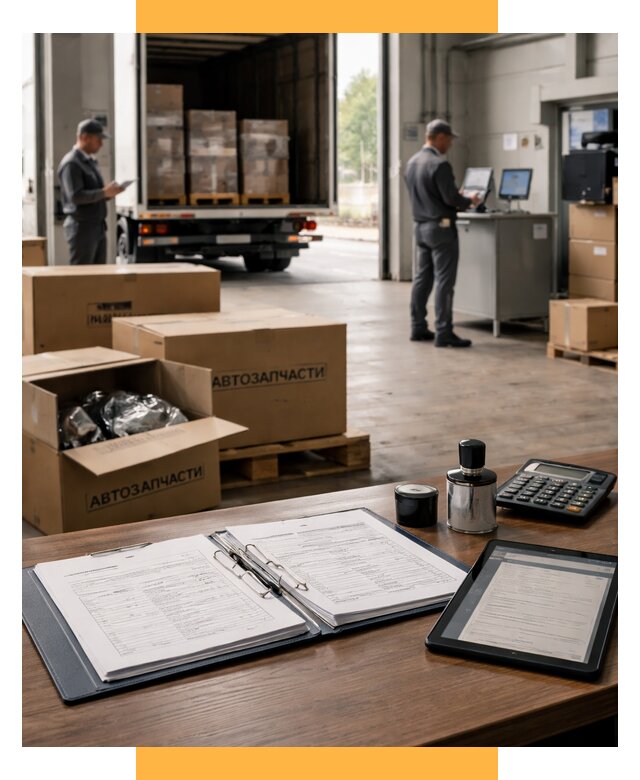 Таможенное оформление автозапчастей под ключ от 8644 р., СетСервис-Бла