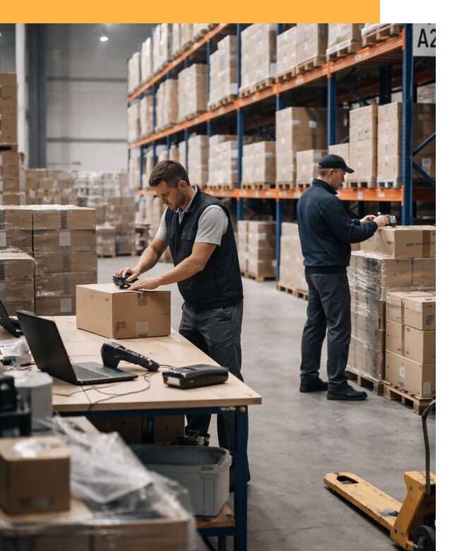 Склад консолидации в Европе: хранение, сортировка от 6610